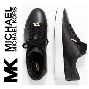 NWOT Michael Kors Leather Irving Sneakers Sz: 10